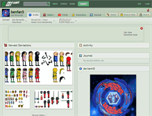 Tablet Screenshot of benfan5.deviantart.com