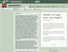 Tablet Screenshot of galenmarekfans.deviantart.com