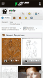 Mobile Screenshot of elnie.deviantart.com