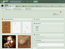 Tablet Screenshot of elnie.deviantart.com