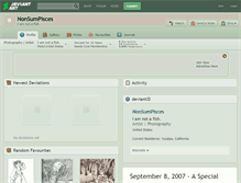 Tablet Screenshot of nonsumpisces.deviantart.com