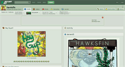 Desktop Screenshot of hawksfin.deviantart.com