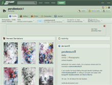 Tablet Screenshot of pendlestock.deviantart.com