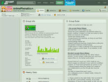 Tablet Screenshot of animephenatics.deviantart.com