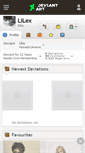 Mobile Screenshot of lilex.deviantart.com
