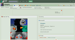 Desktop Screenshot of irvampire.deviantart.com