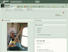 Tablet Screenshot of clm-h.deviantart.com