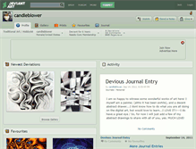 Tablet Screenshot of candleblower.deviantart.com