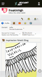 Mobile Screenshot of freakinhigh.deviantart.com