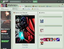 Tablet Screenshot of dirtyformers.deviantart.com