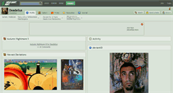 Desktop Screenshot of deadelius.deviantart.com