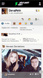 Mobile Screenshot of devapein.deviantart.com