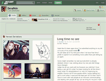 Tablet Screenshot of devapein.deviantart.com