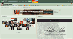 Desktop Screenshot of heatherlebas.deviantart.com