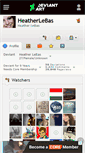 Mobile Screenshot of heatherlebas.deviantart.com