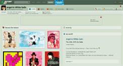 Desktop Screenshot of angel-in-white-satin.deviantart.com