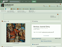 Tablet Screenshot of buddhadoneit.deviantart.com