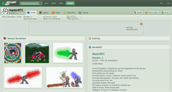 Desktop Screenshot of masterbtc.deviantart.com