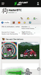 Mobile Screenshot of masterbtc.deviantart.com