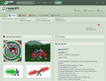 Tablet Screenshot of masterbtc.deviantart.com