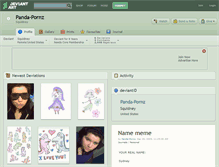 Tablet Screenshot of panda-pornz.deviantart.com