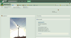 Desktop Screenshot of destinitygfx.deviantart.com