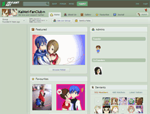 Tablet Screenshot of kaimei-fanclub.deviantart.com