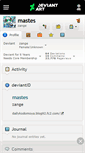 Mobile Screenshot of mastes.deviantart.com