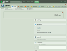 Tablet Screenshot of mastes.deviantart.com