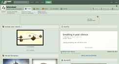 Desktop Screenshot of fallendead.deviantart.com