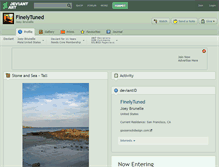 Tablet Screenshot of finelytuned.deviantart.com