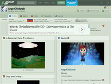 Tablet Screenshot of angelghidorah.deviantart.com