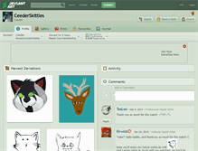 Tablet Screenshot of ceederskittles.deviantart.com