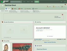 Tablet Screenshot of electrical-shock.deviantart.com