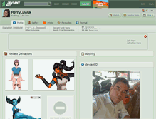 Tablet Screenshot of herryluwuk.deviantart.com