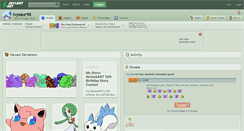 Desktop Screenshot of ivysaur98.deviantart.com