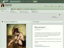 Tablet Screenshot of misterfish.deviantart.com