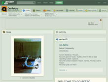 Tablet Screenshot of go-retro.deviantart.com