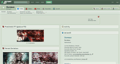 Desktop Screenshot of duveaux.deviantart.com