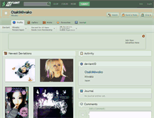 Tablet Screenshot of osakimiwako.deviantart.com