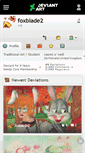 Mobile Screenshot of foxblade2.deviantart.com