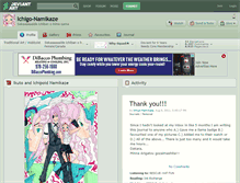 Tablet Screenshot of ichigo-namikaze.deviantart.com