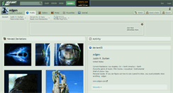 Desktop Screenshot of edgen.deviantart.com