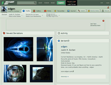 Tablet Screenshot of edgen.deviantart.com