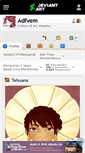 Mobile Screenshot of adfvem.deviantart.com