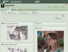 Tablet Screenshot of craftymama2.deviantart.com