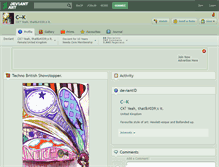 Tablet Screenshot of c--k.deviantart.com