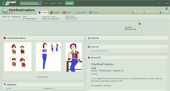Desktop Screenshot of clearrosecreations.deviantart.com