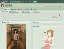 Tablet Screenshot of lilith-black.deviantart.com