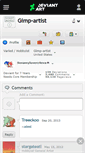 Mobile Screenshot of gimp-artist.deviantart.com
